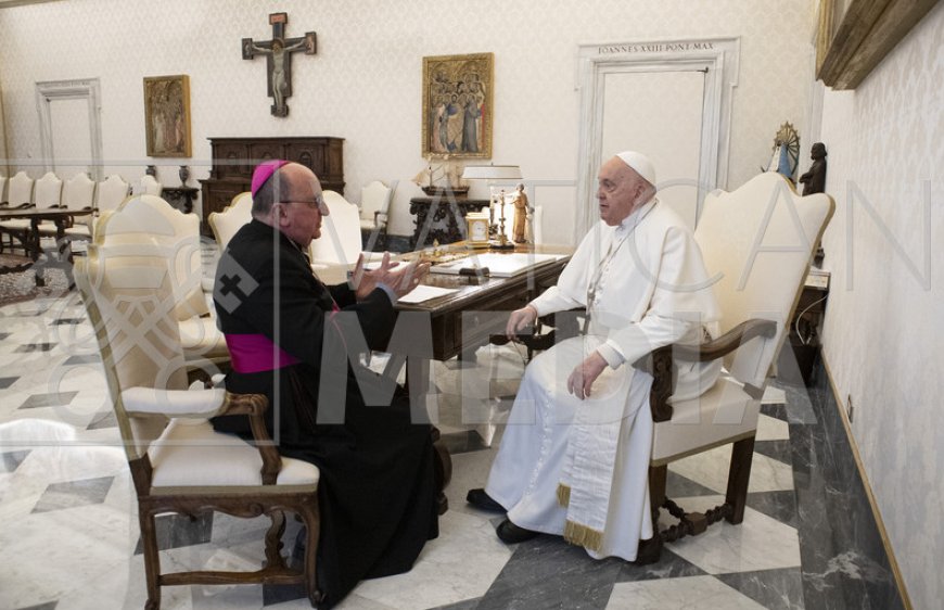 Monseñor Cargnello se reunió con el Papa Francisco
