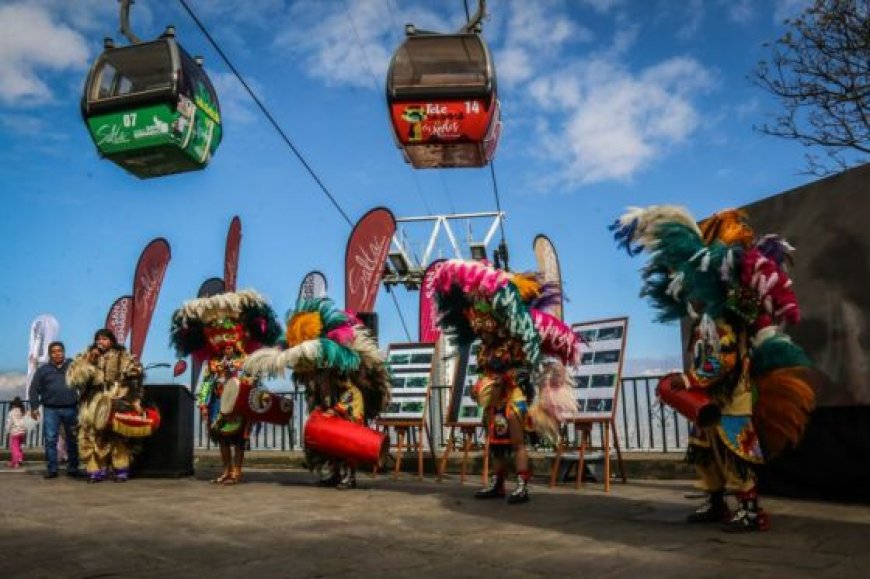 "Carnaval Salteño en lo más alto" en el Teleférico San Bernardo