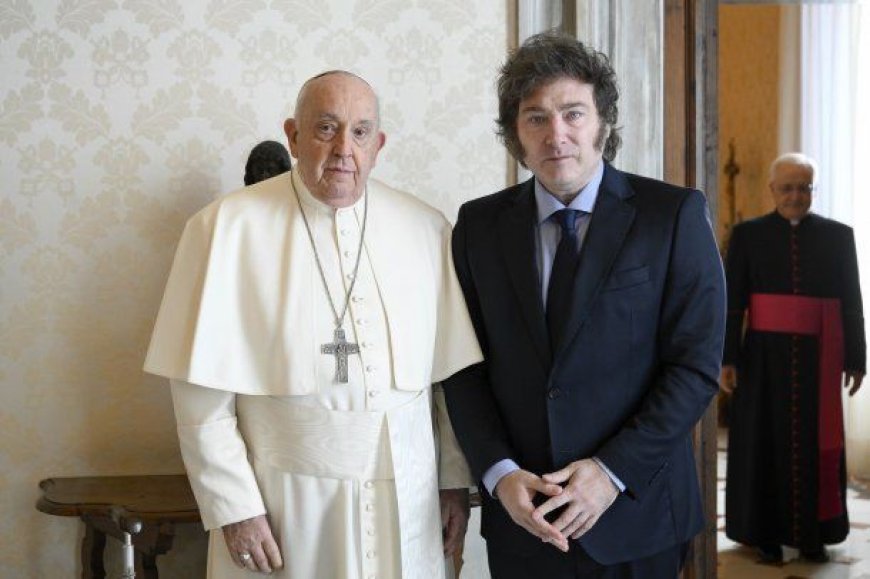 Javier Milei y el papa Francisco se reunieron a solas por más de una hora
