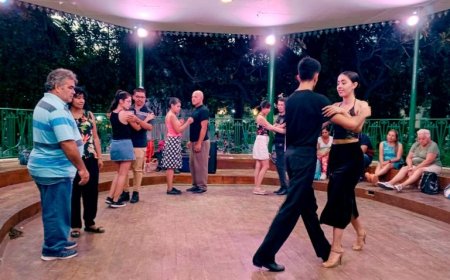 Este sábado vuelven los encuentros de tango en la Glorieta