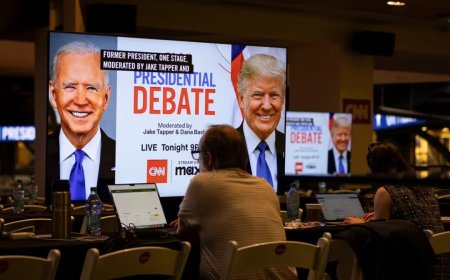 Debate Biden-Trump: críticas cruzadas por la economía, el aborto y la guerra en Ucrania y fuertes ataques personales