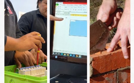 Se dictarán los cursos de electricidad, albañilería y operador de informática