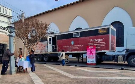 Papanicolaou, mamografías, test de VIH y vacunación en Chicoana