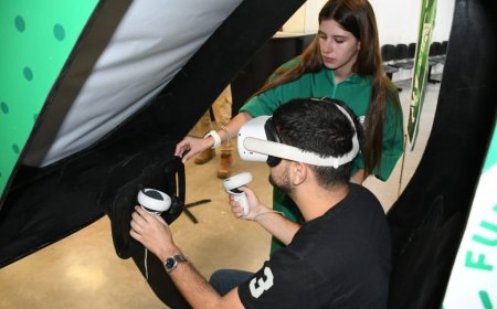 Colocan un simulador en el CEL del Libertad para concientizar sobre el riesgo de conducir alcoholizado