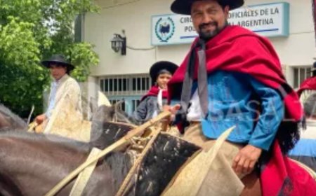 Después de 11 años, Clemente Vera desfiló en la Batalla de Salta