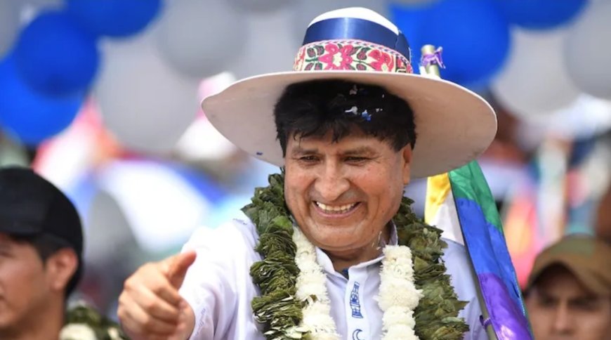 Evo Morales anunció su candidatura presidencial con un nuevo partido político