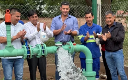 Habilitaron una tercera fuente de abastecimiento en Aguaray