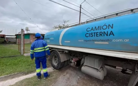 Por limpieza de cisternas en la planta de Aguas del Norte, habrá una afectación del servicio en barrios de Salta