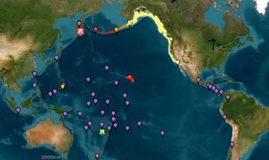 Alerta de tsunami en toda la costa del Pacífico, incluido a Chile, tras terremoto en Rusia