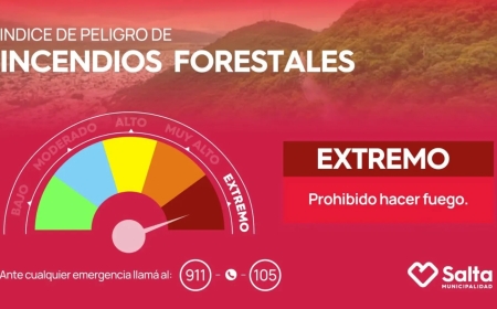Rige alerta por vientos e incendios forestales para este viernes