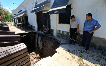 Este lunes inician los trabajos de reparación de la vereda del pasaje Miramar