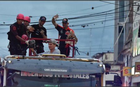 Salteños recibieron a Luciano Benavides, campeón salteño del Dakar 2026