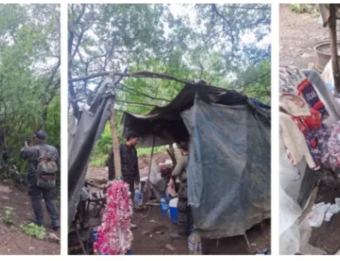 Instalaron una casilla en el Cerro San Bernardo, fueron desalojados