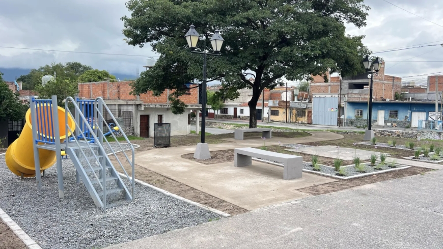 Nuevo espacio verde recuperado en el barrio Vélez Sarsfield