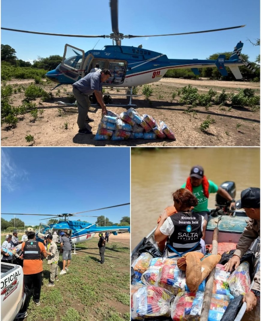 Desarrollo Social entregó más  de 18mil kilos de alimentos en Rivadavia Banda Sur