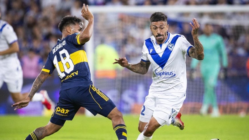 Vélez le ganó a Boca 2-1, por el Torneo Apertura 2026