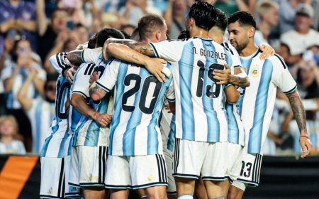 Con la vuelta de Messi, la Selección Argentina goleó a Islandia en su última prueba para el Mundial