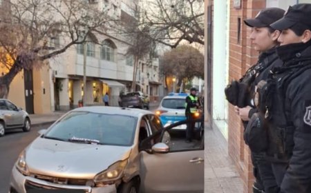 Conductor alcoholizado se durmió y quedó en contramano en pleno centro