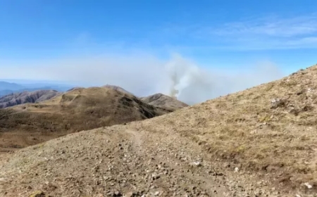 La Provincia asiste financieramente a Nazareno por los incendios