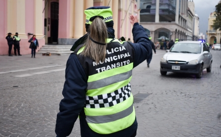 Operativo de tránsito por la entronización de las imágenes del Señor y la Virgen del Milagro