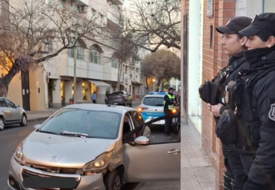 Conductor alcoholizado se durmió y quedó en contramano en pleno centro
