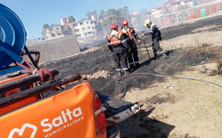 La Municipalidad sancionó a los responsables de un incendio de pastizales en zona sur