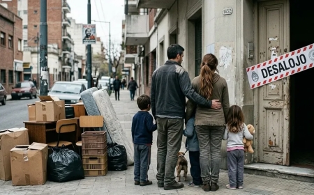 Cómo serán los desalojos exprés de familias con una mora en el pago del alquiler que impulsa Javier Milei