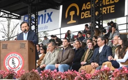 Sáenz defendió la producción en la Expo Rural y reclamó un federalismo real con igualdad de oportunidades para las provincias que producen