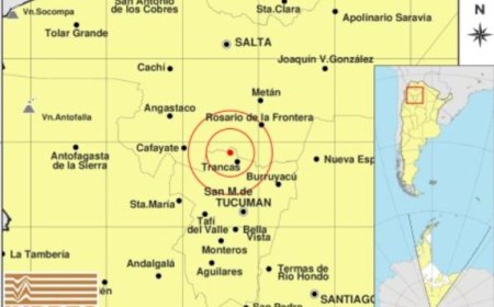 Un sismo de magnitud 5,1 sacudió Tucumán y se sintió en Salta