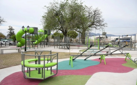 Plan Vial Zona Sur: concluyó la renovación integral de la plaza El Niño Feliz
