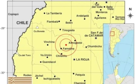 Un sismo de magnitud 5,4 sacudió La Rioja y se sintió en provincias vecinas