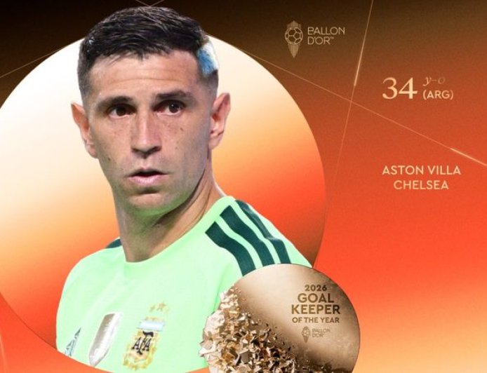 Balón de Oro 2026: Dibu Martínez, nominado al Premio Lev Yashin como mejor arquero del mundo